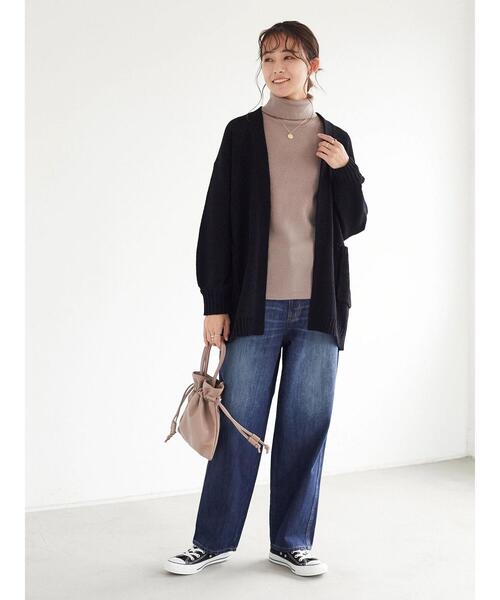 CRAFT STANDARD BOUTIQUE(クラフトスタンダードブティック)の「タートルネックリブニットプルオーバー *(ニット/セーター・レディース・ブラック/ベージュ/ブラウン/レッド/アイボリー/マスタード・M/L)」の22枚目の写真