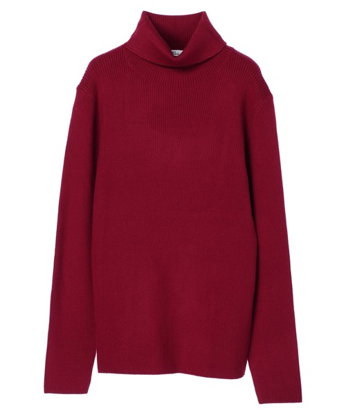 CRAFT STANDARD BOUTIQUE(クラフトスタンダードブティック)の「タートルネックリブニットプルオーバー *(ニット/セーター・レディース・ブラック/ベージュ/ブラウン/レッド/アイボリー/マスタード・M/L)」の1枚目の写真