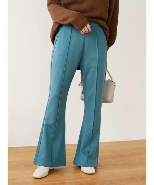 Green　Parks（グリーンパークス）の「フレアカラーパンツ＊（その他パンツ・レディース・イエロー/ライトグリーン/グリーン・FREE）」の2枚目の写真