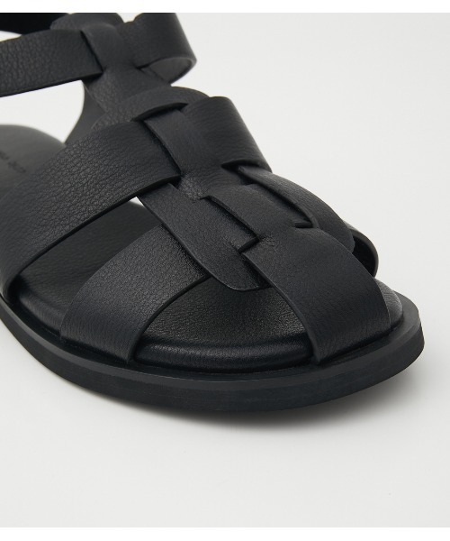 crie conforto（クリーコンフォルト）の「フラットグルカサンダル（サンダル・レディース・ブラック/キャメル/ホワイト・SMALL/MEDIUM/LARGE）」の7枚目の写真