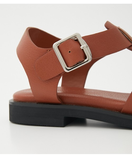 crie conforto（クリーコンフォルト）の「フラットグルカサンダル（サンダル・レディース・ブラック/キャメル/ホワイト・SMALL/MEDIUM/LARGE）」の10枚目の写真