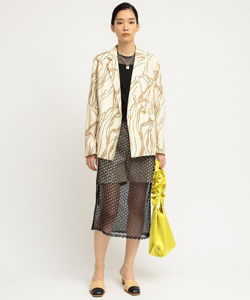 Ray BEAMS(レイビームス)の「Ray BEAMS / レース サイド ホール ワンピース(ワンピース・レディース・ブラック/ブルー・ONE SIZE)」の7枚目の写真