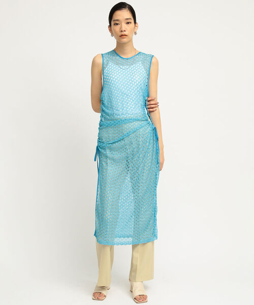 Ray BEAMS(レイビームス)の「Ray BEAMS / レース サイド ホール ワンピース(ワンピース・レディース・ブラック/ブルー・ONE SIZE)」の12枚目の写真