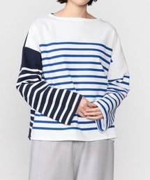 ORCIVAL | ORCIVAL | ラッセルフレンチセーラードロップショルダーTシャツ HARLEQUIN WOMEN(Tシャツ/カットソー)