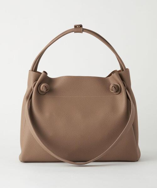 green label relaxing（グリーンレーベルリラクシング）の「ソフト A4 2WAY バッグ（ショルダーバッグ・レディース・ブラック/モカ・FREE）」の5枚目の写真