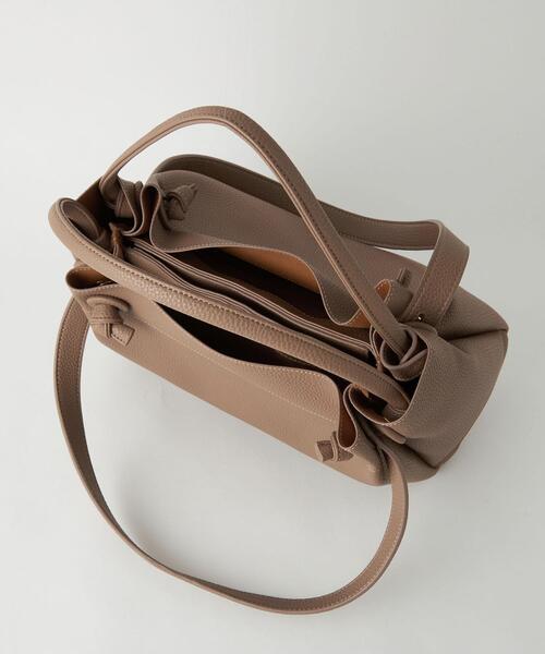 green label relaxing（グリーンレーベルリラクシング）の「ソフト A4 2WAY バッグ（ショルダーバッグ・レディース・ブラック/モカ・FREE）」の4枚目の写真