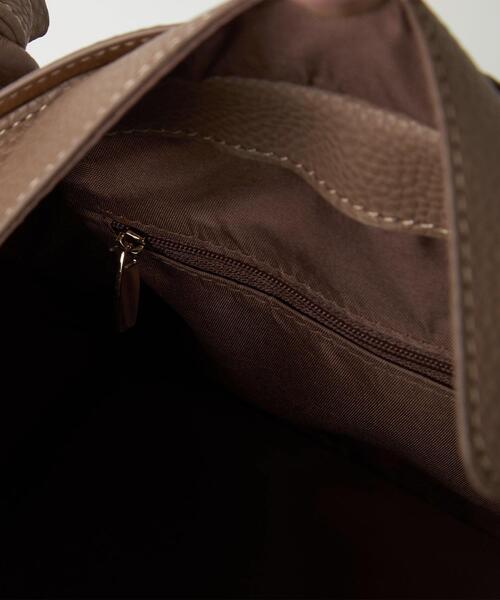 green label relaxing（グリーンレーベルリラクシング）の「ソフト A4 2WAY バッグ（ショルダーバッグ・レディース・ブラック/モカ・FREE）」の6枚目の写真