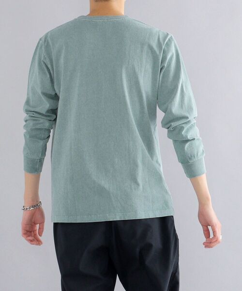 Russell Athletic（ラッセルアスレティック）の「*【SHIPS別注】RUSSELL ATHLETIC: ピグメント加工 ロングスリーブ Tシャツ (ロンT) 22SS（Tシャツ/カットソー・メンズ・ホワイト/ダークグレー/グリーン/ネイビー/イエロー系・SMALL/MEDIUM/LARGE/X-LARGE）」の22枚目の写真