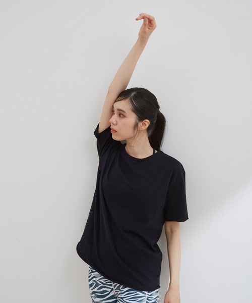 【25SS新品】alo yoga アローヨガ 半袖リブTシャツ ネイビー S 25SS新品】alo yoga アローヨガ 半袖リブTシャツ ネイビー S Alo