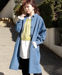 studio CLIP | デニムアソートコートワンピース(ワンピース)