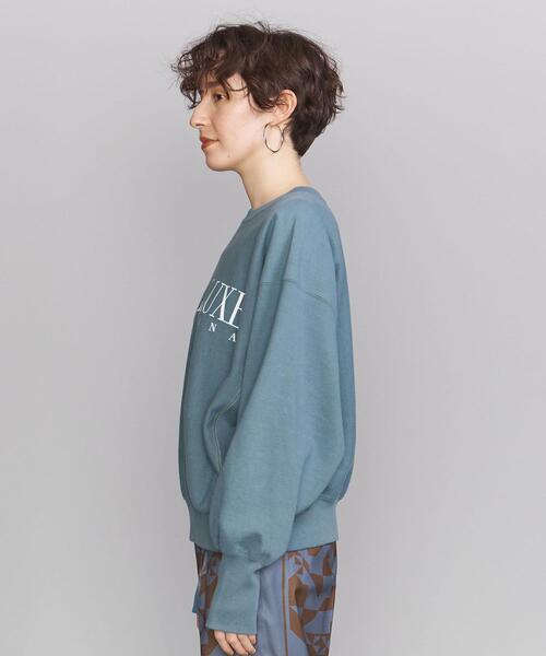 AMERICANA(アメリカーナ)の「<Americana(アメリカーナ)>ショート スウェット プルオーバー -ウォッシャブル-(スウェット・レディース・ライトブルー/ブラック・FREE)」の9枚目の写真