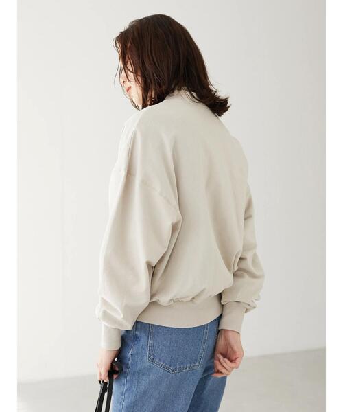 Green Parks(グリーンパークス)の「袖ボリュームカットカーディガン*(カーディガン/ボレロ・レディース・カーキ/グレイッシュベージュ/ブラック・FREE)」の6枚目の写真