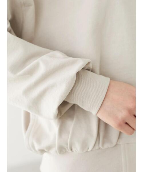 Green Parks(グリーンパークス)の「袖ボリュームカットカーディガン*(カーディガン/ボレロ・レディース・カーキ/グレイッシュベージュ/ブラック・FREE)」の9枚目の写真