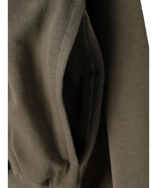 Green Parks(グリーンパークス)の「袖ボリュームカットカーディガン*(カーディガン/ボレロ・レディース・カーキ/グレイッシュベージュ/ブラック・FREE)」の21枚目の写真