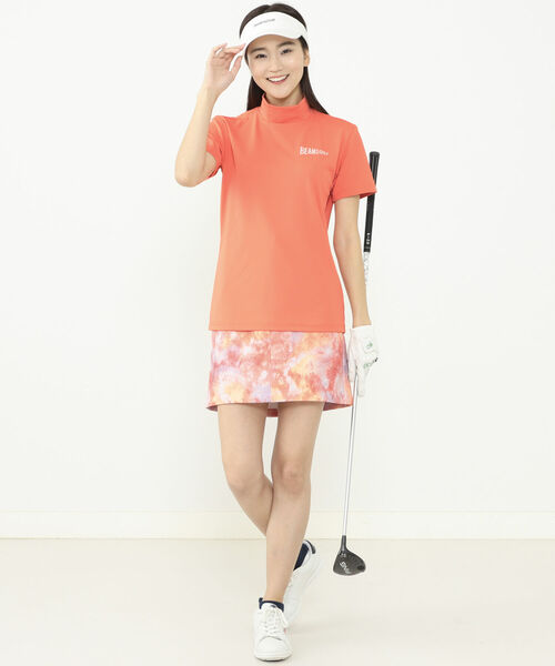 新品 BEAMS GOLF ORANGE LABEL / タイダイ柄 スカートL BEAMS GOLF（ビームスゴルフ）の「BEAMS GOLF ORANGE LABEL