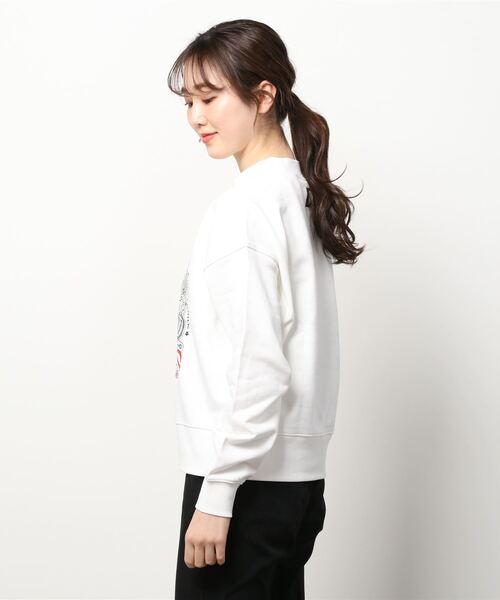 MAISON SCOTCH（メゾンスコッチ）の「"Elvis" グラフィックプリント スウェット【166566】（スウェット・レディース・ホワイト・X-SMALL/SMALL）」の2枚目の写真