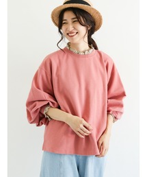 Samansa Mos2 | ポンチ袖ボリュームスウェット(スウェット)