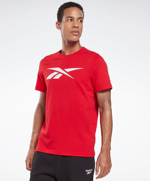 Reebok(リーボック)の「グラフィック シリーズ ベクター Tシャツ / Graphic Series Vector T-Shirt(Tシャツ/カットソー・メンズ・ホワイト/スカイブルー/ブラック/ヘザーグレー/レッド系その他/レッド/グレー/ホワイト系その他/ブルー・SMALL/MEDIUM/LARGE/X-LARGE/XX-LARGE/X-SMALL/XXX-LARGE/J/2XO)」の8枚目の写真