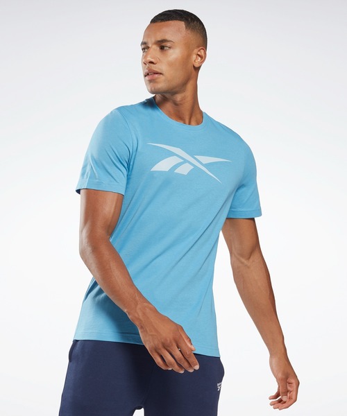 Reebok(リーボック)の「グラフィック シリーズ ベクター Tシャツ / Graphic Series Vector T-Shirt(Tシャツ/カットソー・メンズ・ホワイト/スカイブルー/ブラック/ヘザーグレー/レッド系その他/レッド/グレー/ホワイト系その他/ブルー・SMALL/MEDIUM/LARGE/X-LARGE/XX-LARGE/X-SMALL/XXX-LARGE/J/2XO)」の6枚目の写真