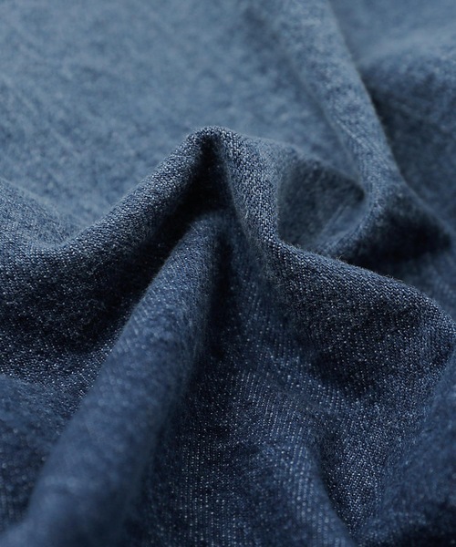 ノーカラーデニムジャケット（デニムジャケット）｜Fashion Letter