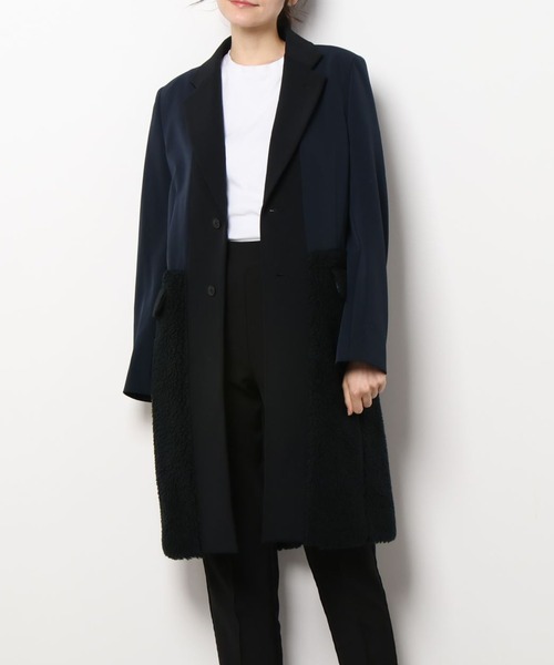 TOGA PULLA(トーガ プルラ)の「TOGA PULLA Nylon stretch coat TP12-JA241(その他アウター・レディース・ブラック・38)」の1枚目の写真