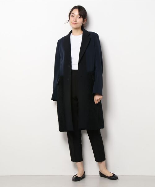 TOGA PULLA(トーガ プルラ)の「TOGA PULLA Nylon stretch coat TP12-JA241(その他アウター・レディース・ブラック・38)」の4枚目の写真