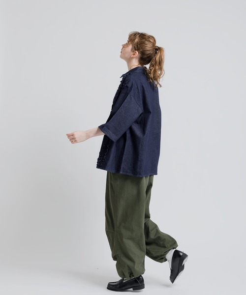 MUHET（ミュエータ）の「フロントダブルフリルブラウス（シャツ 