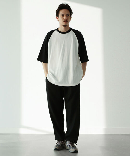 BEAMS HEART（ビームスハート）の「BEAMS HEART / ベースボール ビッグ ショートスリーブ Tシャツ（Tシャツ/カットソー・メンズ・ブラック/ダークグリーン/ブルー系その他・SMALL/MEDIUM/LARGE）」の4枚目の写真