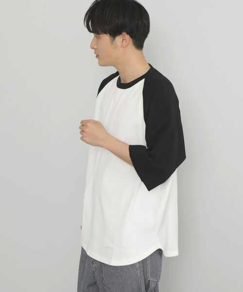 BEAMS HEART（ビームスハート）の「BEAMS HEART / ベースボール ビッグ ショートスリーブ Tシャツ（Tシャツ/カットソー・メンズ・ブラック/ダークグリーン/ブルー系その他・SMALL/MEDIUM/LARGE）」の11枚目の写真