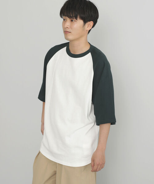 BEAMS HEART（ビームスハート）の「BEAMS HEART / ベースボール ビッグ ショートスリーブ Tシャツ（Tシャツ/カットソー・メンズ・ブラック/ダークグリーン/ブルー系その他・SMALL/MEDIUM/LARGE）」の14枚目の写真