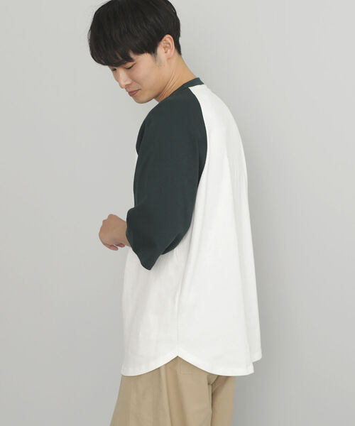 BEAMS HEART（ビームスハート）の「BEAMS HEART / ベースボール ビッグ ショートスリーブ Tシャツ（Tシャツ/カットソー・メンズ・ブラック/ダークグリーン/ブルー系その他・SMALL/MEDIUM/LARGE）」の15枚目の写真