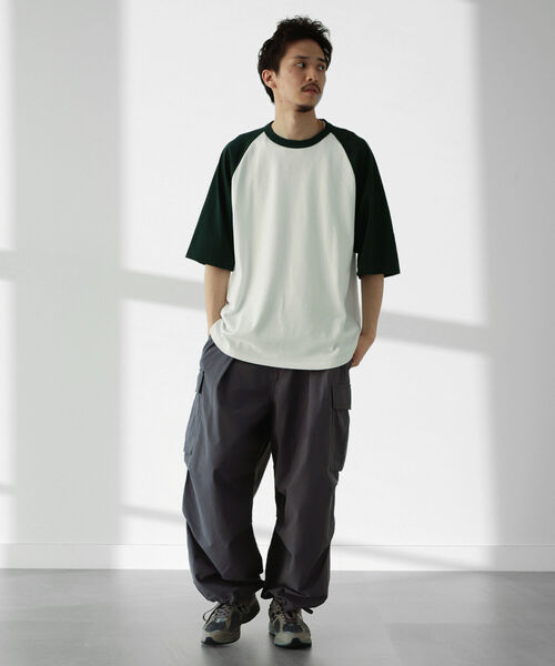 BEAMS HEART（ビームスハート）の「BEAMS HEART / ベースボール ビッグ ショートスリーブ Tシャツ（Tシャツ/カットソー・メンズ・ブラック/ダークグリーン/ブルー系その他・SMALL/MEDIUM/LARGE）」の16枚目の写真