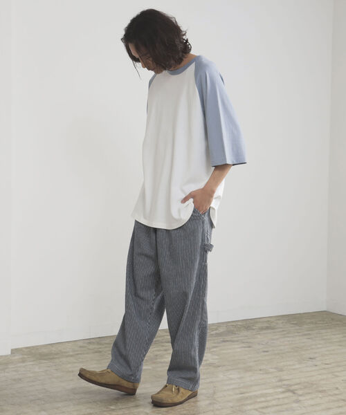 BEAMS HEART（ビームスハート）の「BEAMS HEART / ベースボール ビッグ ショートスリーブ Tシャツ（Tシャツ/カットソー・メンズ・ブラック/ダークグリーン/ブルー系その他・SMALL/MEDIUM/LARGE）」の19枚目の写真