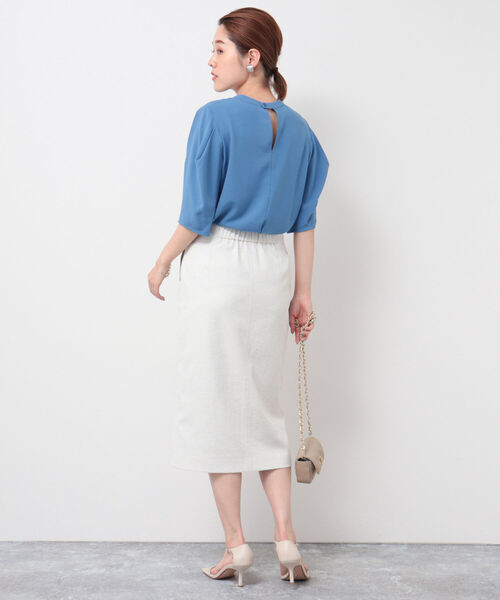 NOLLEY’S(ノーリーズ)の「◇【WEB限定】2WAYジョーゼット肩タックブラウス(シャツ/ブラウス・レディース・オフホワイト/チャコールグレー/ブルー/イエロー・FREE)」の17枚目の写真