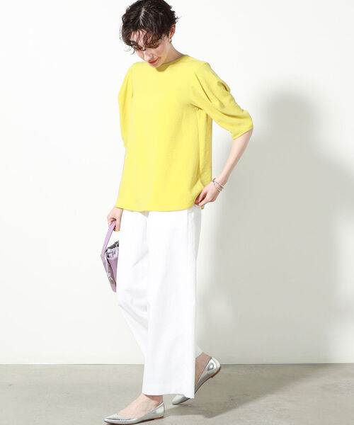 美品NOLLEY'Sノーリーズきれい色大人可愛いジュピター後ろタックブラウス♪ NOLLEY'S（ノーリーズ）の「ウォッシャブルカットジョーゼット