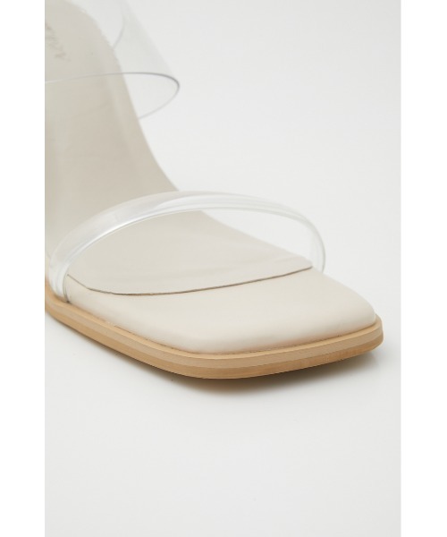AZUL by moussy(アズールバイマウジー)の「JUTE HEEL CLEAR SANDALS/ジュートヒールクリアサンダル(サンダル・レディース・ブラック/ベージュ・SMALL/MEDIUM/LARGE)」の16枚目の写真