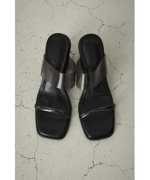 AZUL by moussy(アズールバイマウジー)の「JUTE HEEL CLEAR SANDALS/ジュートヒールクリアサンダル(サンダル・レディース・ブラック/ベージュ・SMALL/MEDIUM/LARGE)」の21枚目の写真