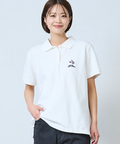 プレミアム・ダブル・エル・ポロシャツ、リラックス・フィット 半袖