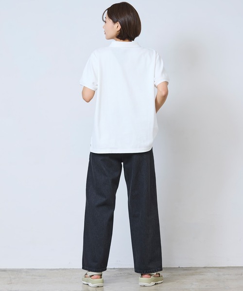 L.L.Bean（エルエルビーン）の「プレミアム・ダブル・エル・ポロシャツ、リラックス・フィット　半袖　スクリプト・ロゴ 米国フィット・レギュラー（ポロシャツ・レディース・ホワイト/ネイビー/コバルトブルー/ピンク/ライラック/ミント・SMALL/MEDIUM/LARGE/X-SMALL）」の17枚目の写真