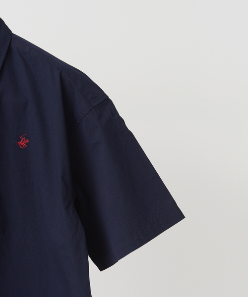 BEVERLY HILLS POLO CLUB（ビバリーヒルズポロクラブ）の「【BEVERLY HILLS POLO CLUB / ビバリーヒルズポロクラブ】レギュラーカラー 半袖シャツ（シャツ/ブラウス・メンズ・ベージュ/ブラック/ホワイト/ネイビー・M/LL/L）」の7枚目の写真