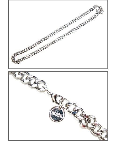 DOUBLE STEAL(ダブルスティール)の「Flat Link チェーンネックレス(ネックレス・メンズ・ゴールド/シルバー/ブラック・フリー)」の13枚目の写真