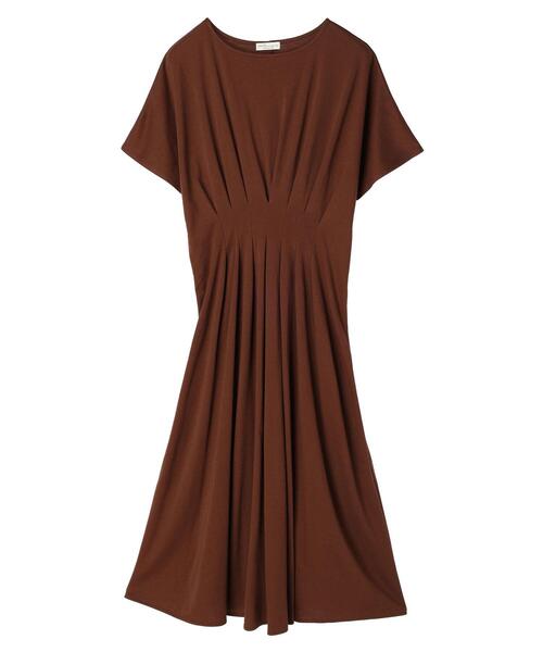 earth music&ecology（アースミュージックアンドエコロジー）の「ウエストタックワンピース（ワンピース・レディース・ダークブラウン/オリーブ・FREE）」の17枚目の写真