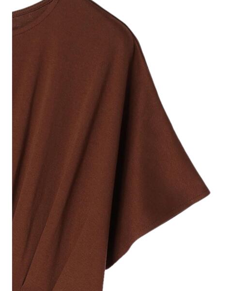 earth music&ecology（アースミュージックアンドエコロジー）の「ウエストタックワンピース（ワンピース・レディース・ダークブラウン/オリーブ・FREE）」の20枚目の写真