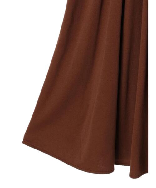 earth music&ecology（アースミュージックアンドエコロジー）の「ウエストタックワンピース（ワンピース・レディース・ダークブラウン/オリーブ・FREE）」の21枚目の写真