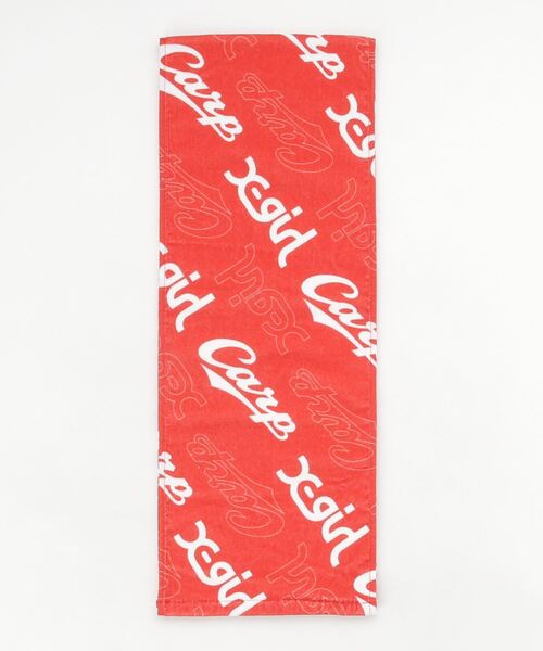 X-girl(エックスガール)の「X-girl × CARP FACE TOWEL(その他小物・レディース・レッド・ONE SIZE)」の1枚目の写真