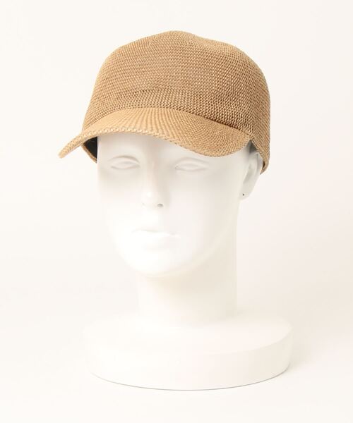 Lugnoncure（ルノンキュール）の「ペーパーサーモキャップ（キャップ・レディース・ベージュ/ライトベージュ・ﾌﾘ-）」の4枚目の写真