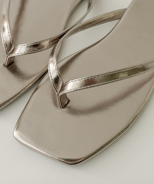 mystic（ミスティック）の「フラットトングサンダル（サンダル・レディース・ブラック/オフホワイト/シルバー・38/36/37）」の11枚目の写真