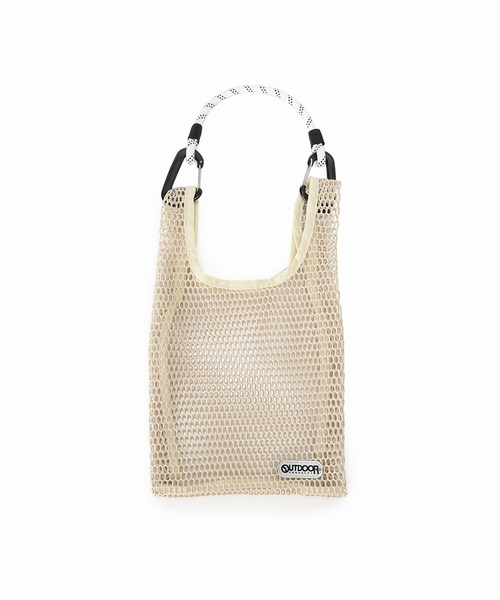 B.C STOCK（ベーセーストック）の「【OUTDOOR PRODUCTS/アウトドアプロダクツ】メッシュショッパーS（ショルダーバッグ・レディース・ブラック/ベージュ/オレンジ・FREE）」の20枚目の写真