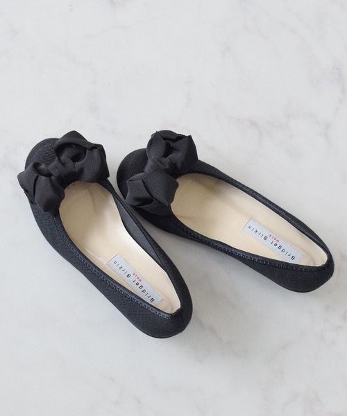 Bridget Birkin（ブリジットバーキン）の「【Bridget Birkin walk】グログランリボンコンフォートパンプス(525203)（パンプス・レディース・ベージュ/ダークベージュ/ブラック/ベージュ系その他/ブラック系その他/グレー系その他・23.5/22.5/24.5/23/24）」の15枚目の写真