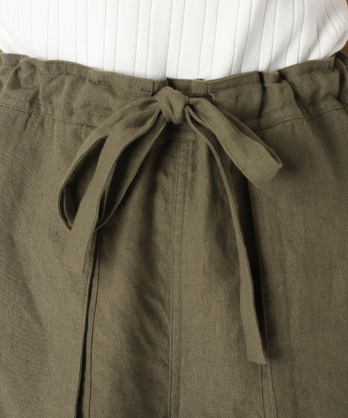 IENA LA BOUCLE(イエナラブークル)の「IENA LA BOUCLE リネンキャンバスイージーショーツ(その他パンツ・レディース・カーキ/ネイビー・36/38)」の7枚目の写真